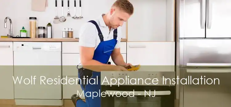 Wolf Residential Appliance Installation Maplewood - NJ